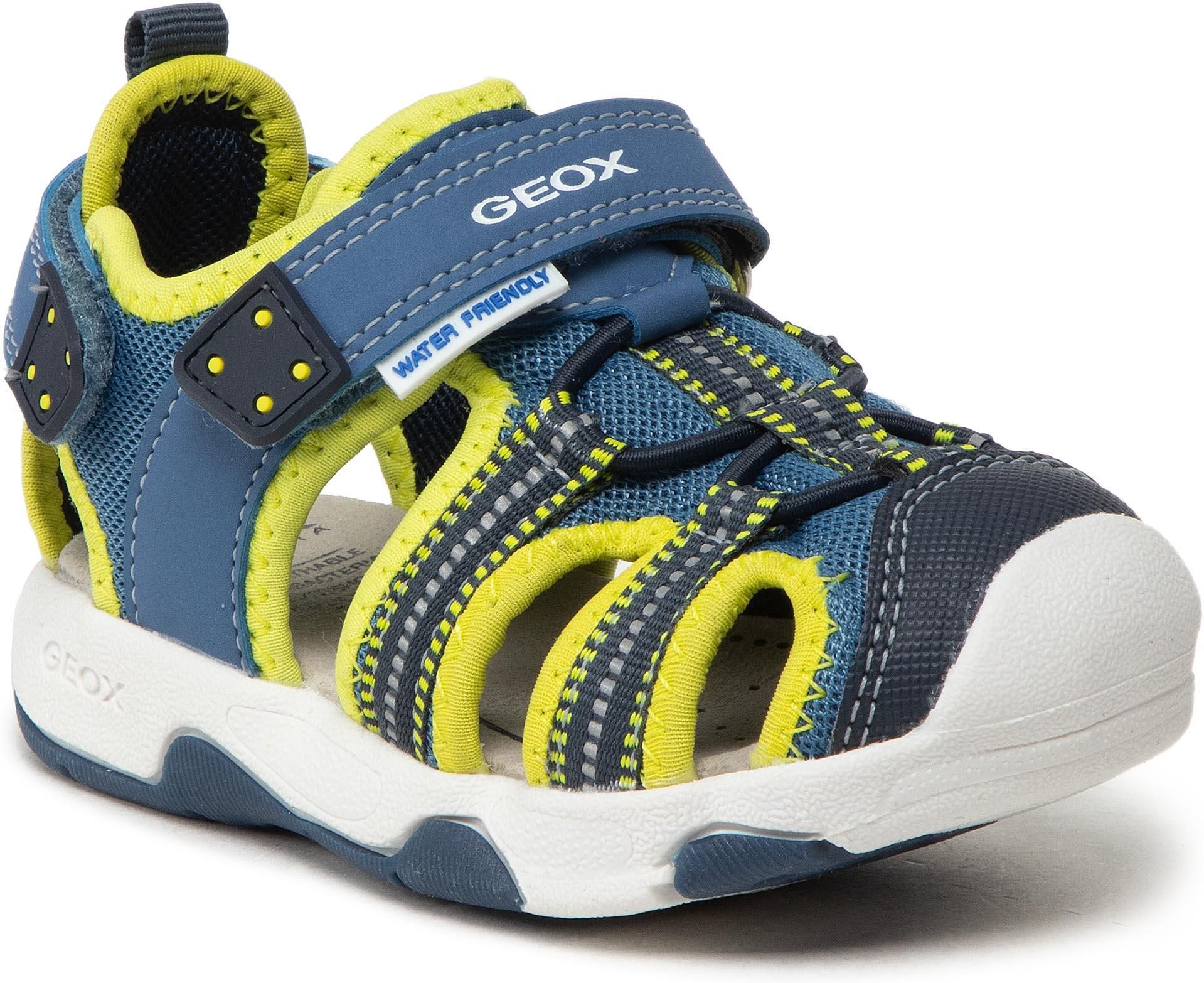 Sandały GEOX - B S.Multy B. B B920FB 05014 C4378 S Lt Blue/Lime - Ceny ...