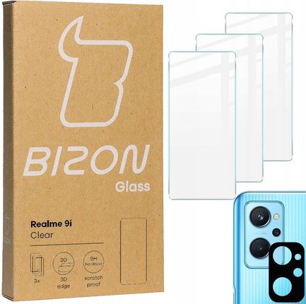 Szkło hartowane Bizon do Realme 9i + na aparat (7063c5b9-5f46-4975-af03-611a33fd2cf5)