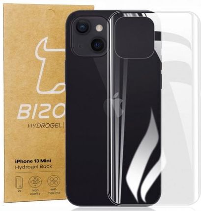 Folia hydrożelowa na tył Bizon Glass Hydrogel, iPhone 13 Mini, 2 sztuki (34209)