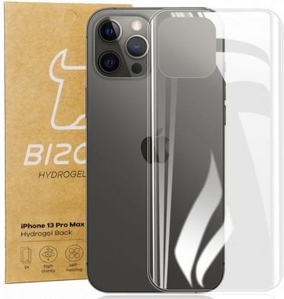 Folia hydrożelowa na tył Bizon Glass Hydrogel, iPhone 13 Pro Max, 2 sztuki (34214)