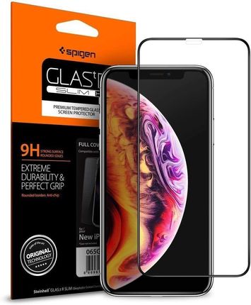 Szkło 9H Spigen Glass Fc do iPhone 11 Pro / Xs / X (6776c616-1713-4a3f-8602-078f2ab039d1)