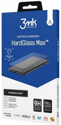 Huawei Nova 9 SE Black - 3mk HardGlass Max (1628038)