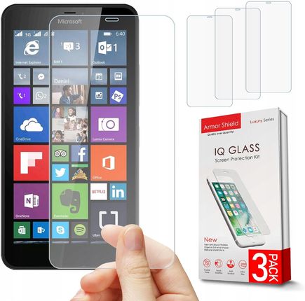 3SZT Niepękające Szkło Microsoft Lumia 640 XL (98e149fb-1721-44b0-aeaf-bd1b3a7bf9bd)