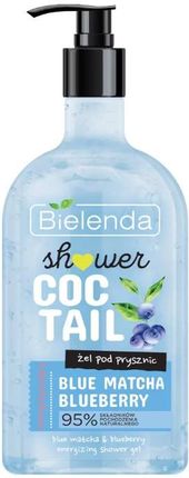 Bielenda Shower Coctail energetyzujący żel pod prysznic Blue Matcha + Blueberry 400ml