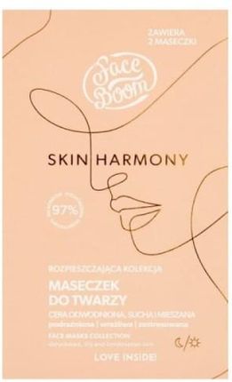 FaceBoom Skin Harmony rozpieszczająca kolekcja maseczka do twarzy 2x5g