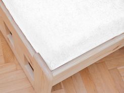 Prześcieradło Frotte Białe 90X200Cm Waga (Gęstość Włókien) Standard (160 G M2) Pr/Fr/Bil/90/E