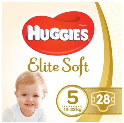 Huggies Pieluchy Jumbo 5 12-22Kg Elite Soft 28Szt.
