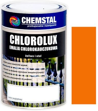 Chemstal Emalia Chlorokauczuk 10l Pomarańczowy