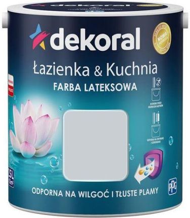 Ppg Deco Dekoral Łazienka & Kuchnia Stylowy Stalowy 2,5l