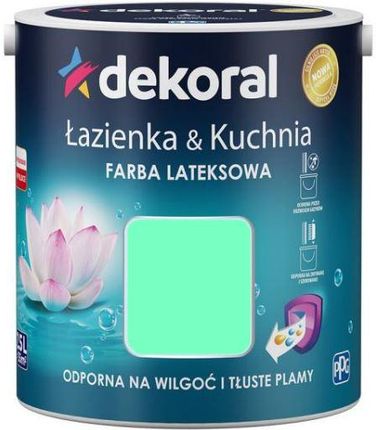 Ppg Deco Dekoral Łazienka & Kuchnia Turkus Idealny 2,5l
