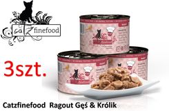 Catz Finefood Ragout Gęś Indyk N603 3X190Gr