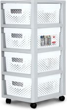 Zdjęcie CURVER REGAŁ KOMODA 4X11L SZUFLADY INFINITY AŻUR - Sokółka