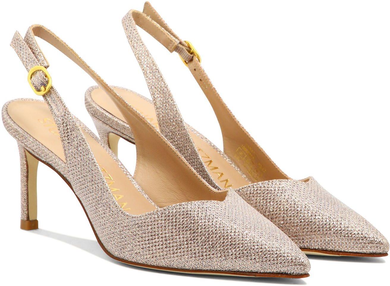 STUART WEITZMAN WOMEN'S EDITH70POUDRE BEIGE OTHER MATERIALS HEELS - Main Image