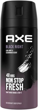 Axe Dezodorant W Sprayu Dla Mężczyzn Black Night 150 Ml