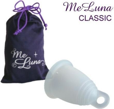 Me Luna Kubeczek Menstruacyjny Rozmiar M Przezroczysty Meluna Classic Menstrual Cup Ring