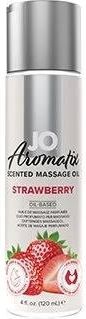 System Jo Aromatix Scented Massage Oil Strawberry 120 ml Olejek Do Masażu