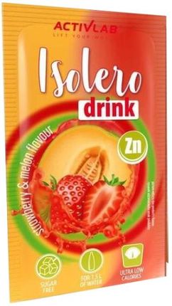 Activlab Isolero Drink Koncentrat Napoju Instant Melonowo-Truskawkowy 10g