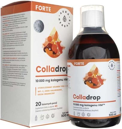 Aura Herbals Colladrop Forte 10000 mg Kolagen Morski 500ml