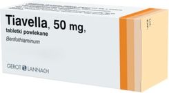 Tabletki Aristo Pharma Gmbh Tiavella - lek na niedobr witaminy B1, 50 szt.