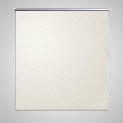 vidaXL Roleta przeciwsłoneczna 140 x 230 cm kremowo biała 2928692