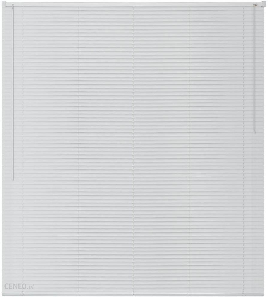 Vidaxl Żaluzja aluminiowa biała 80x220 cm 2929555