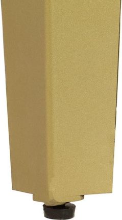 vidaXL Stolik konsola lite drewno mango szaro-mosiężny 110x35x76cm 2931403 - zdjęcie 2