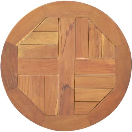 vidaXL Blat stołu lite drewno tekowe okrągły 2 5 cm 40 cm 3010773