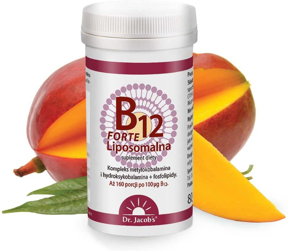 Dr. Jacob's Witamina B12 Liposomalna Forte O Smaku Mango I Czarnej ...