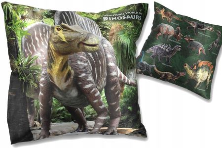Carmani Piękna Poduszka Prezent Ozdoba Dinozaury