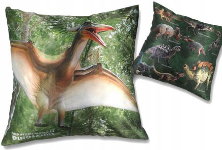Carmani Piękna Poduszka Prezent Ozdoba Dinozaury