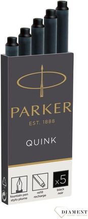 Parker Naboje Do Pióra Wiecznego Czarne Quink Standard 5szt. 1950382