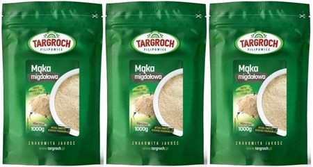 TarGrochFil Zestaw 3 x Mąka Migdałowa 1kg Targroch