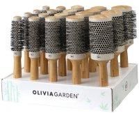 Olivia Garden Bamboo Touch, zestaw szczotek do modelowania, Blowout Thermal, display 19szt.