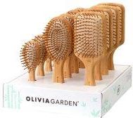 Olivia Garden Bamboo Touch, zestaw szczotek do masażu skóry głowy, display 12 szt.