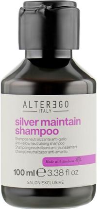 Alter Ego Szampon Neutralizujący Żółte Odcienie - Silver Maintain Shampoo 100 Ml