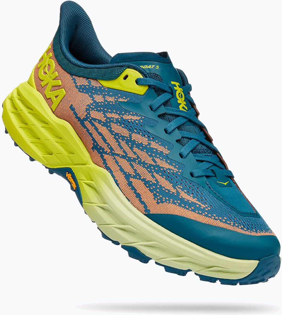 【HOKA】Speedgoat 5 1123157 Hoka One One Męskie Speedgoat 5 Niebiesko Zielone 1123157