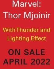 Marvel: Thor Mjolnir: With Thunder and Lightning Effect