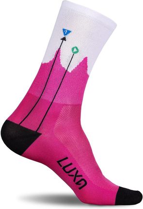 Luxa Skarpety Grand Tour Giro Różowy