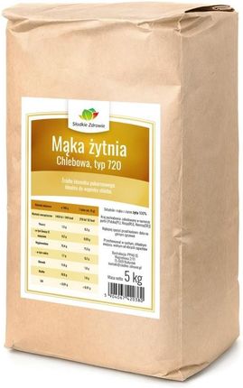 Słodkie Zdrowie Mąka Żytnia, Typ 720, Chlebowa 1kg