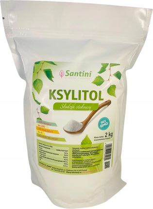 Santini Ksylitol, Cukier Brzozowy2kg 