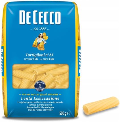 De Cecco Włoski Makaron Tortiglioni No23500g