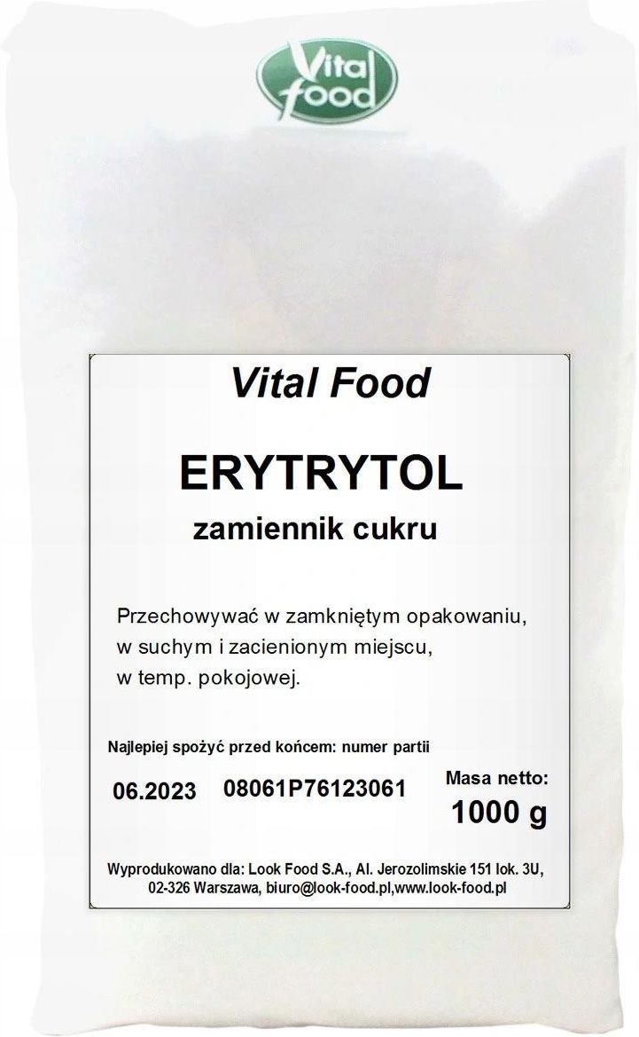 Erytrytol 1kg Cenowy - zdjęcie 1 Erytrytol 1kg Cenowy