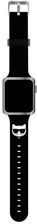 Zdjęcie Karl Lagerfeld Pasek KLAWLSLCK Apple Watch 42/44/45mm czarny/black strap Silicone Choupette Heads (73837) - Tułowice
