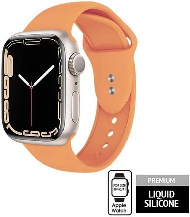 Crong Liquid - Pasek do Apple Watch 38/40/41 mm (pomarańczowy) (224551)