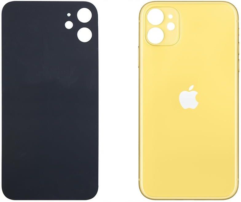 Podzespoły do telefonu IPHONE 11 SZYBKA TYŁ KLAPKA BATERII YELLOW