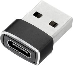 Zdjęcie Adapter Typ C do USB A srebrny (39758) - Czarna Białostocka