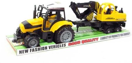 Bigtoys Traktor Z Maszyną Żółty 55Cm Ba6986