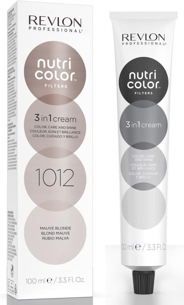 Maska do włosów NUTRI COLOR FILTERS / METAL-ICE: 1012 Fioletowy Blond ...