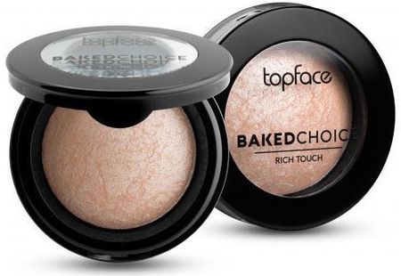 Topface Rozświetlacz Do Twarzy - Baked Choice Rich Touch Highlighter 101 Champagne