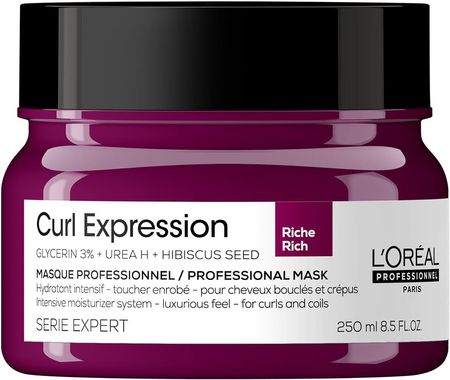 L'Oreal Professionnel Serie Expert Curl Expression bogata maska do włosów kręconych i suchych 250ml